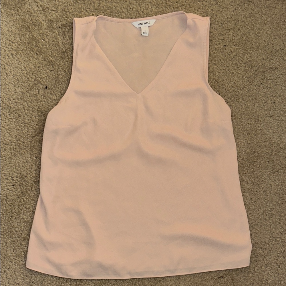 Nine West Women's Blush V-Neck Tank Top
